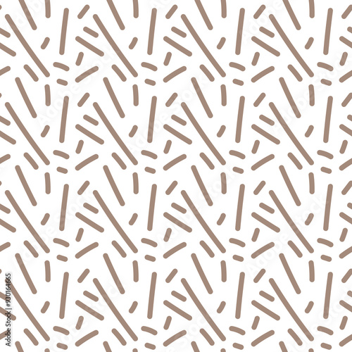 seamless abstract hand drawn pattern with strokes