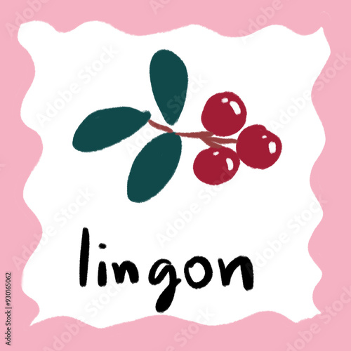 ligonberry in Swedish