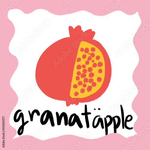 pomegranate in Swedish
