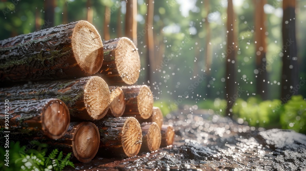 Stacked Logs in a Forest Setting Natural Wood Texture, Forest Product, Sustainable Resource, Lumber, Timber, Woodworking Material, Rustic Decor, Natural Beauty, Outdoor Scene, Forestry, Wood Grain Stacked Logs in a Forest Setting Natural Wood Texture, Forest Product, Sustainable Resource, Lumber, Timber, Woodworking Material, Rustic Decor, Natural Beauty, Outdoor Scene, Forestry, Wood Grain