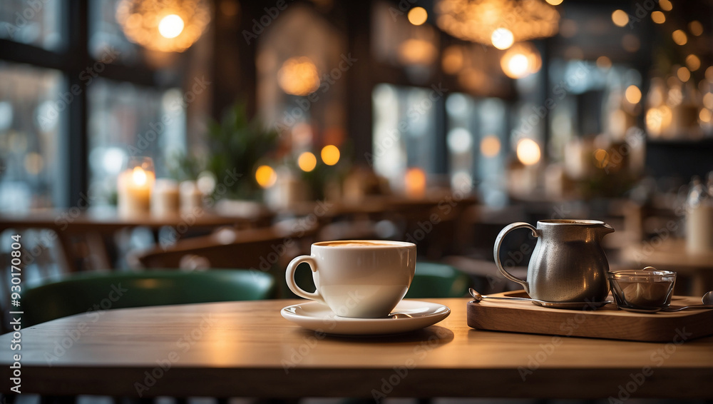 This stunning coffee shop photograph featuring a cozy atmosphere This stunning coffee shop photograph featuring a cozy atmosphere