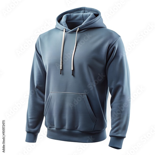 Plain male hoodie sweatshirt for Mockup Template 