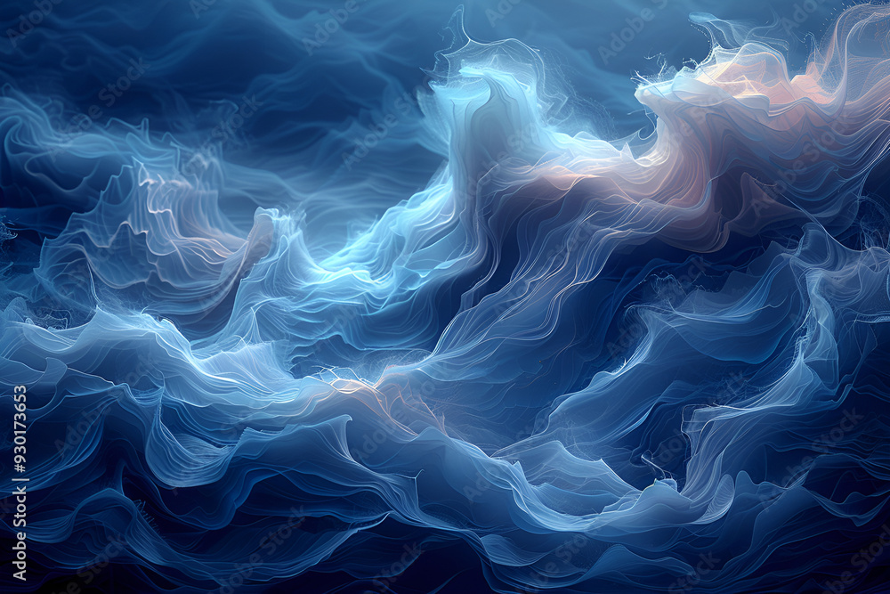 Fototapeta premium Abstract background with swirling smoke patterns.