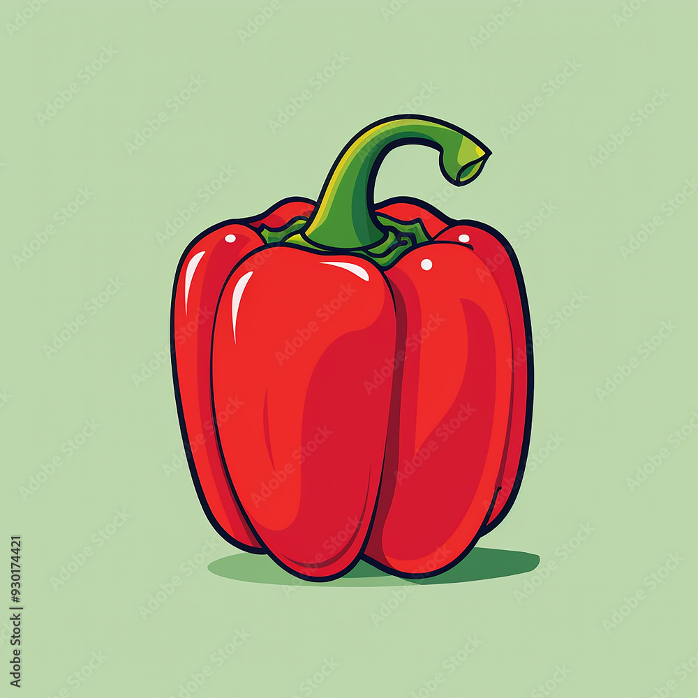 illustration of pepper illustration of pepper