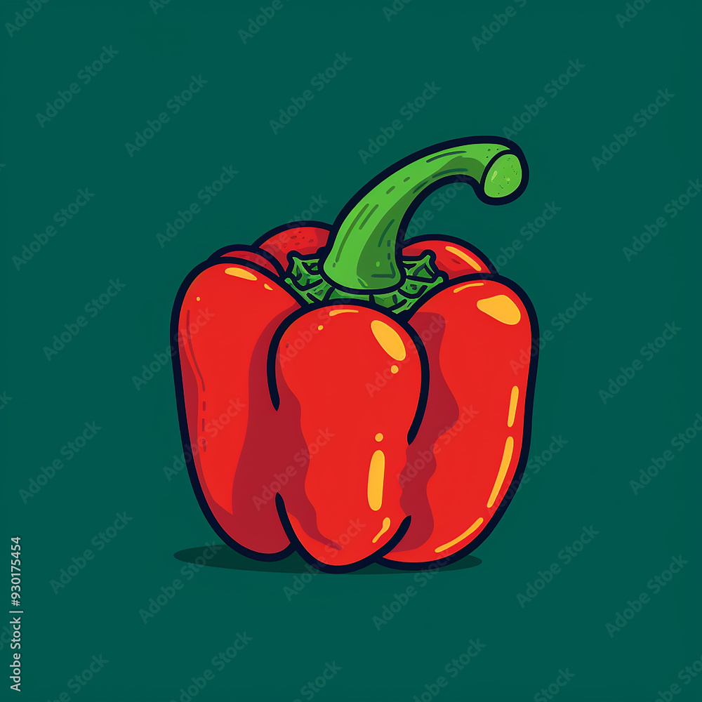 illustration of pepper illustration of pepper