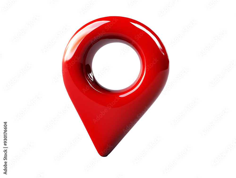 a red location pin with a circle in the middle a red location pin with a circle in the middle