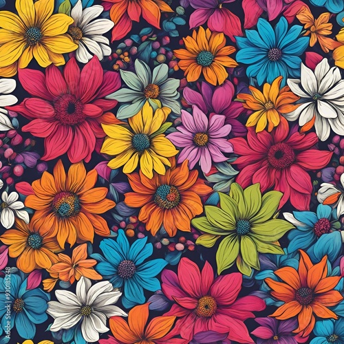 seamless floral background