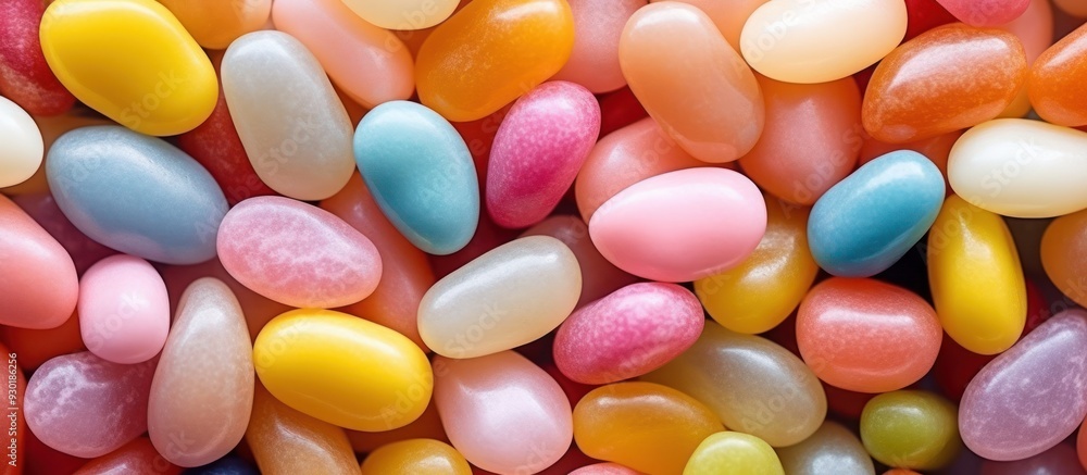 A Colorful Arrangement of Jelly Beans A Colorful Arrangement of Jelly Beans