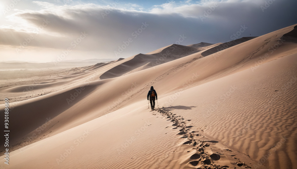 Sand Dunes Arcana in Foggy Winter: The Voyager's Jaunt Immersed in Landslide Sand Dunes Arcana in Foggy Winter: The Voyager's Jaunt Immersed in Landslide