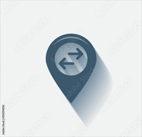 Free Download Vector dark color icon with shadow on light background - GFXLoad