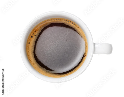 Tasse Kaffee isoliert  Hintergrund, Freisteller, Transparent 