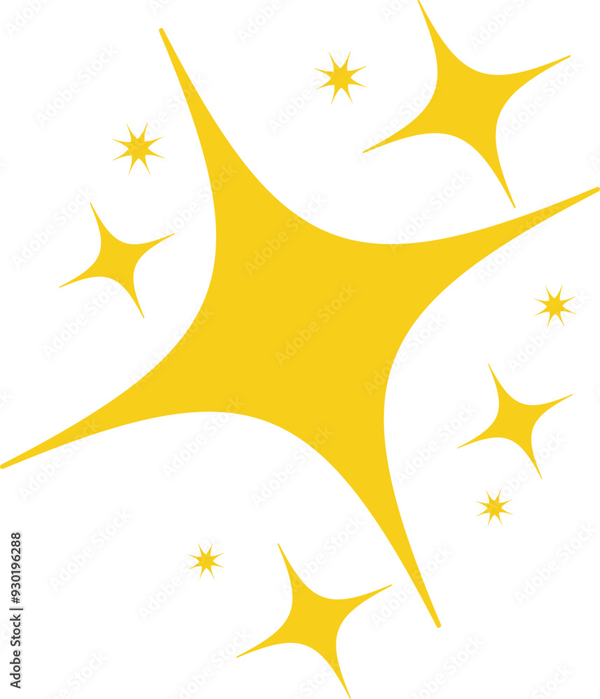 Sparkle Star Shape Sparkle Star Shape