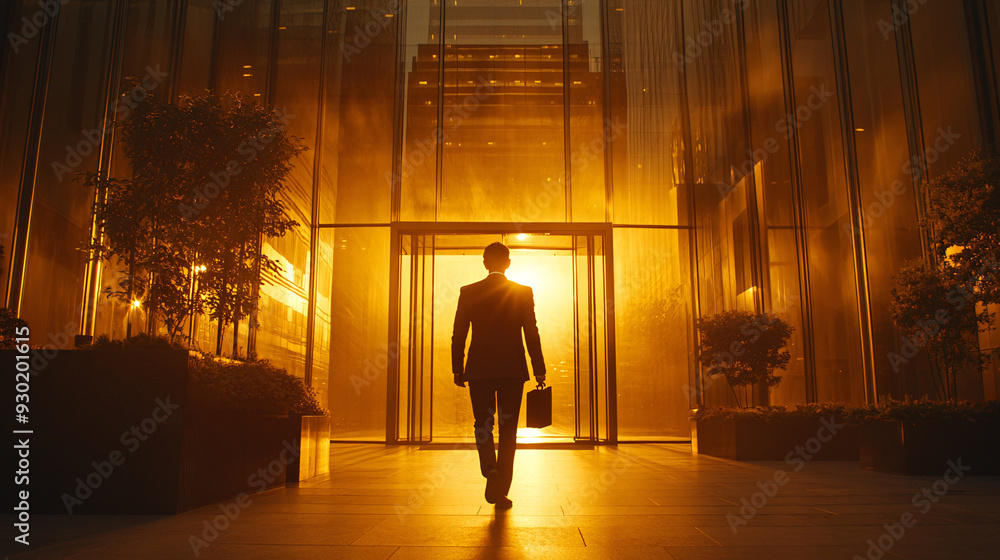 a man walking in a building a man walking in a building