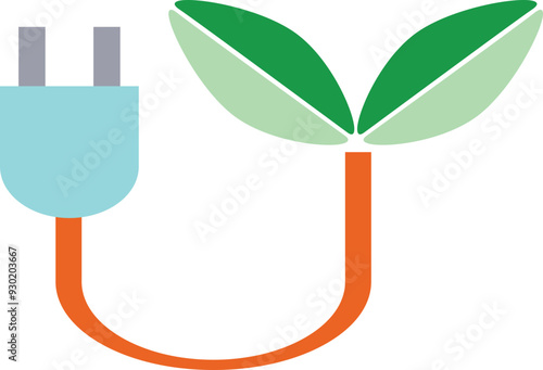 power generation renewable eco enegry icon