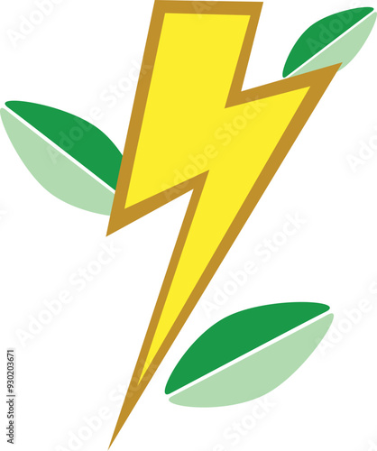 power generation renewable eco enegry icon