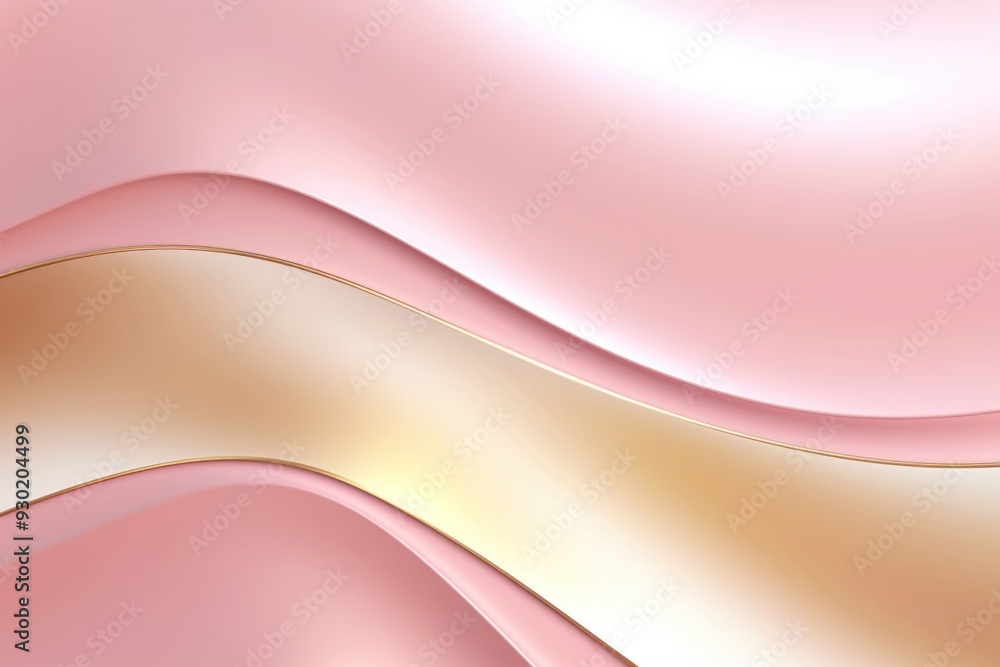 Free plain pink background with gold wave Free plain pink background with gold wave