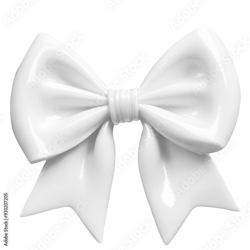 White bow