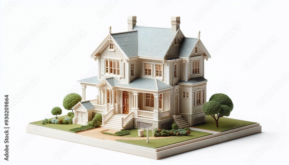 A cute 3d house A cute 3d house
