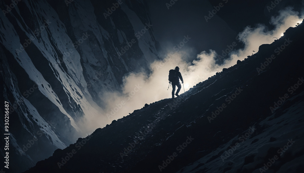 Mountain Unknowns in Foggy Winter: The Adventurer's Sojourn Overwhelmed in Landslide Mountain Unknowns in Foggy Winter: The Adventurer's Sojourn Overwhelmed in Landslide