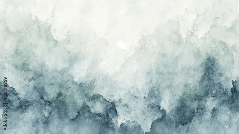 A watercolor abstract design featuring soft, blended shades of blue and green. A watercolor abstract design featuring soft, blended shades of blue and green.