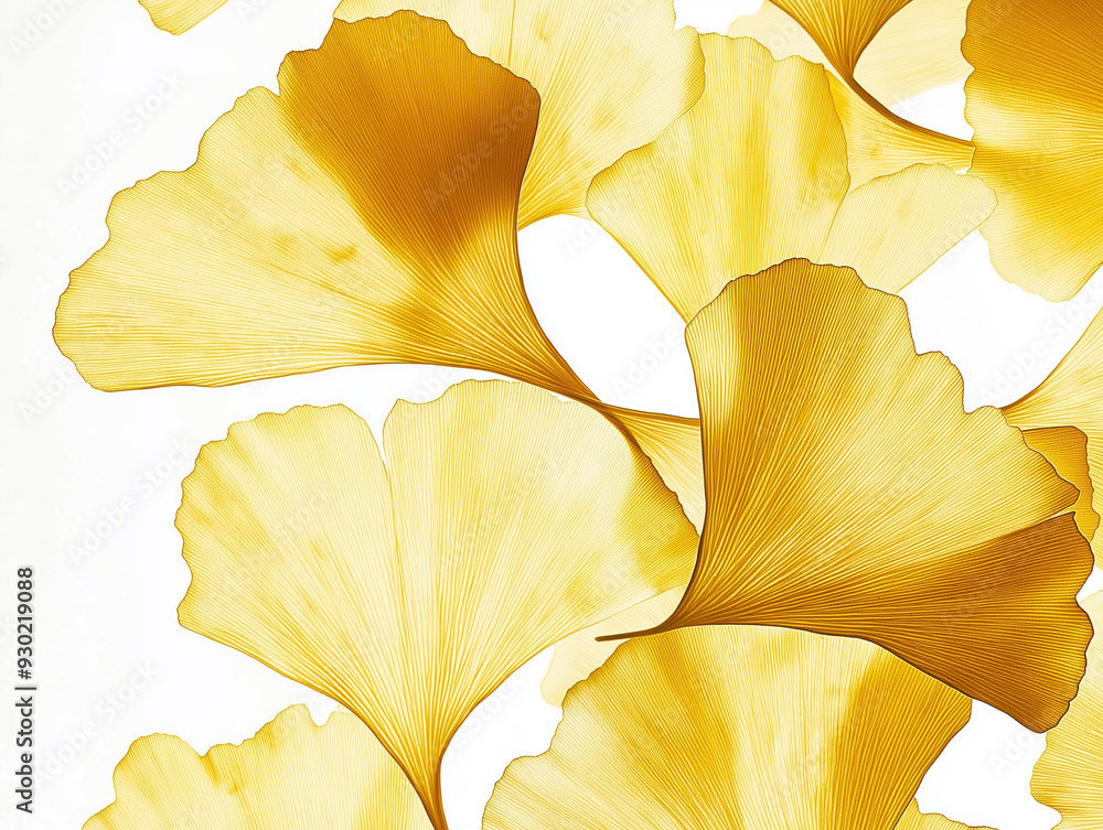 Naklejka premium Ginkgo Blätter