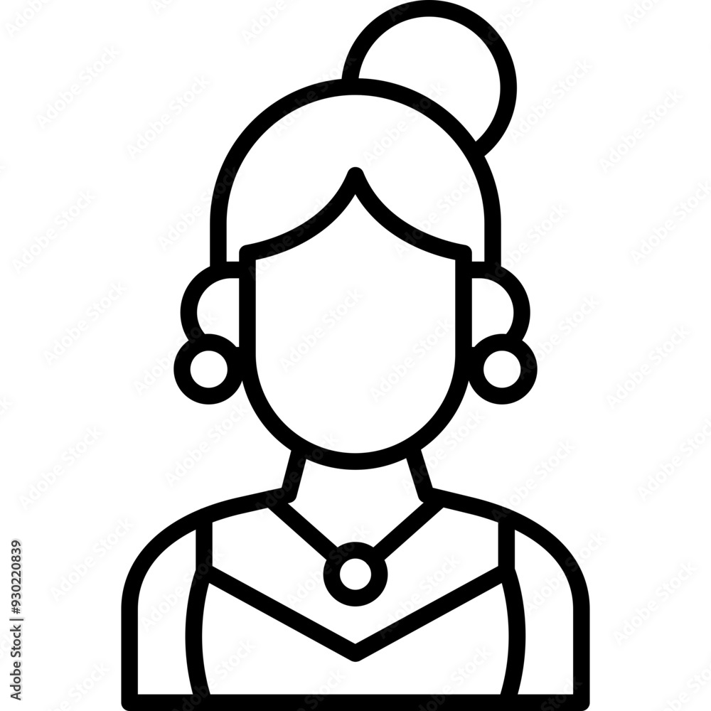 Young Lady Icon