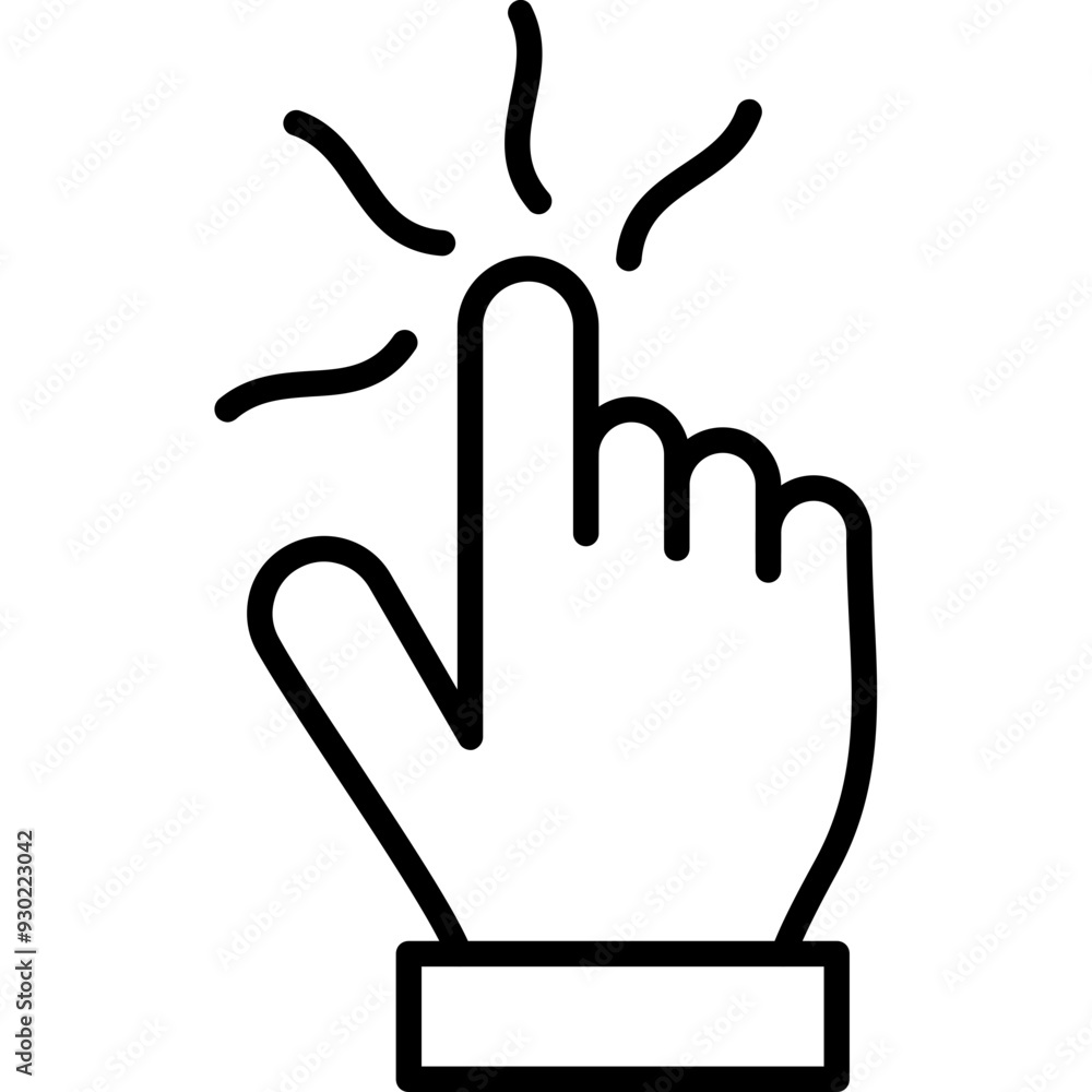 Fototapeta premium Sensory Sensitivity Icon