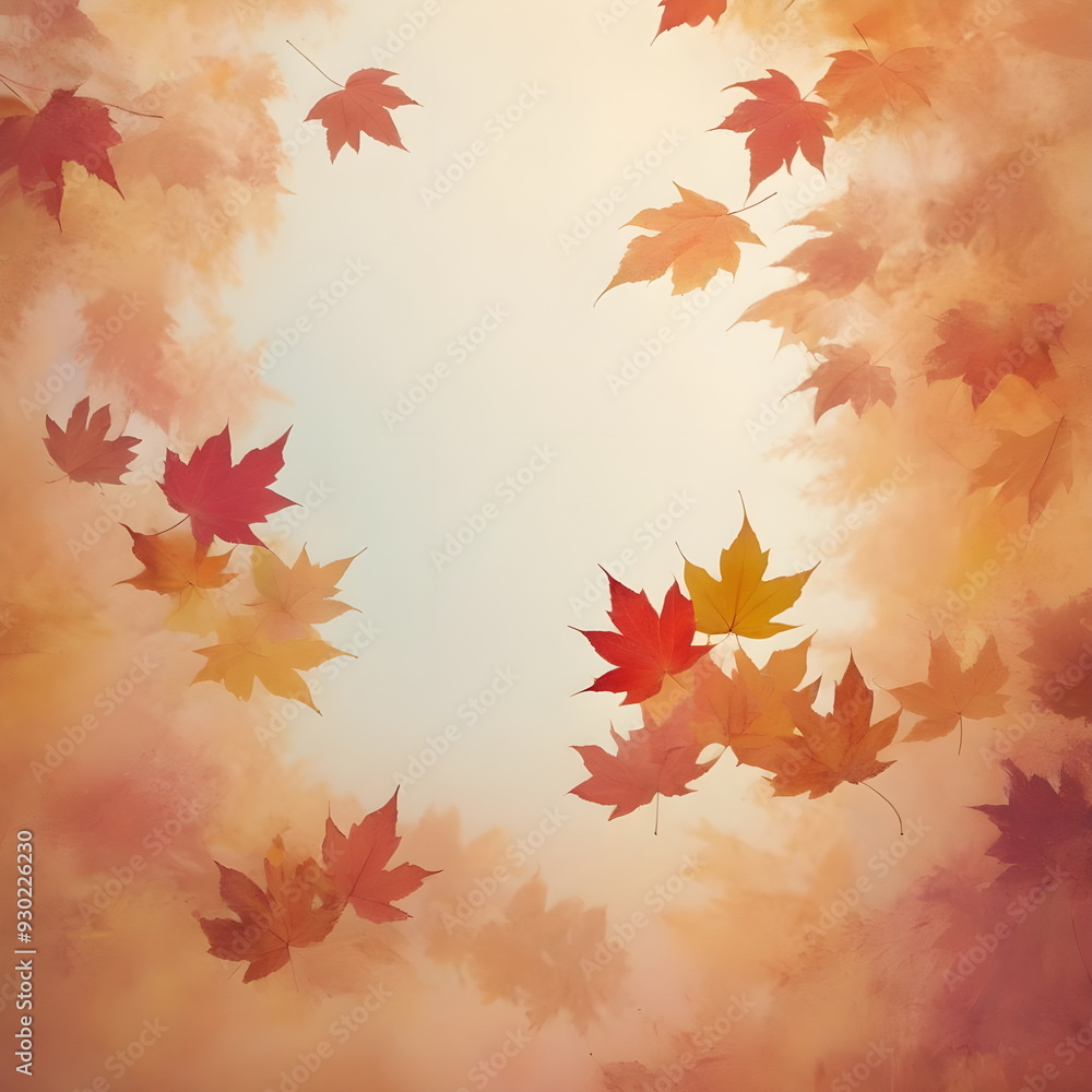 Obraz premium autumn background with leaves