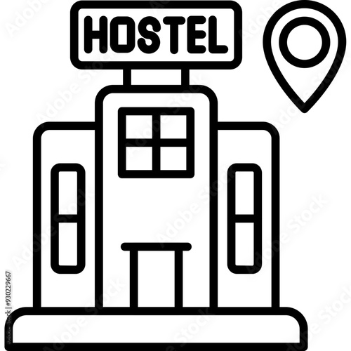 Hostel Location Icon