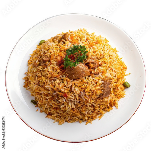 A plate of Biryani. Arab Food photo