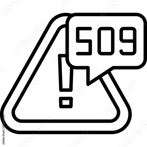 Bandwidth Limit Exceeded Icon