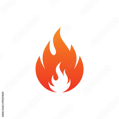 Clean and simple bonfire icon vector, ideal for logos, printables, or digital designs.