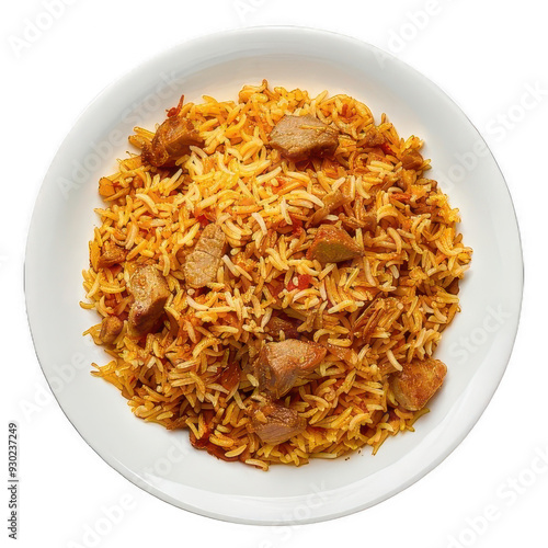 A plate of Biryani. Arab Food photo