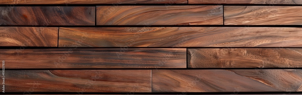 Wood decking planks arranged in a neat pattern for outdoor use Wood decking planks arranged in a neat pattern for outdoor use