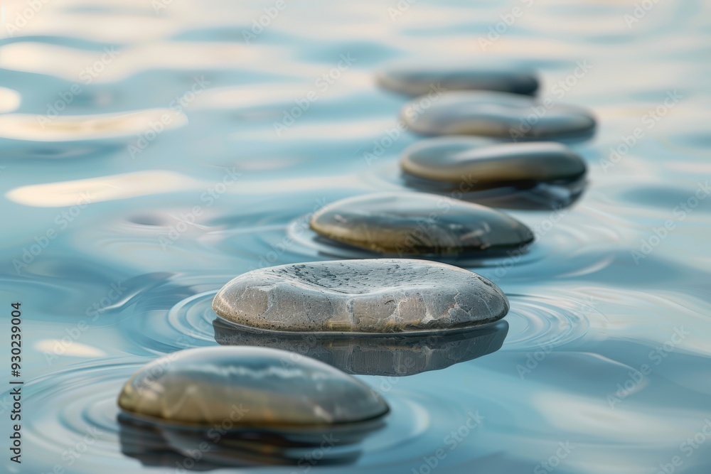Stones in water Stones in water