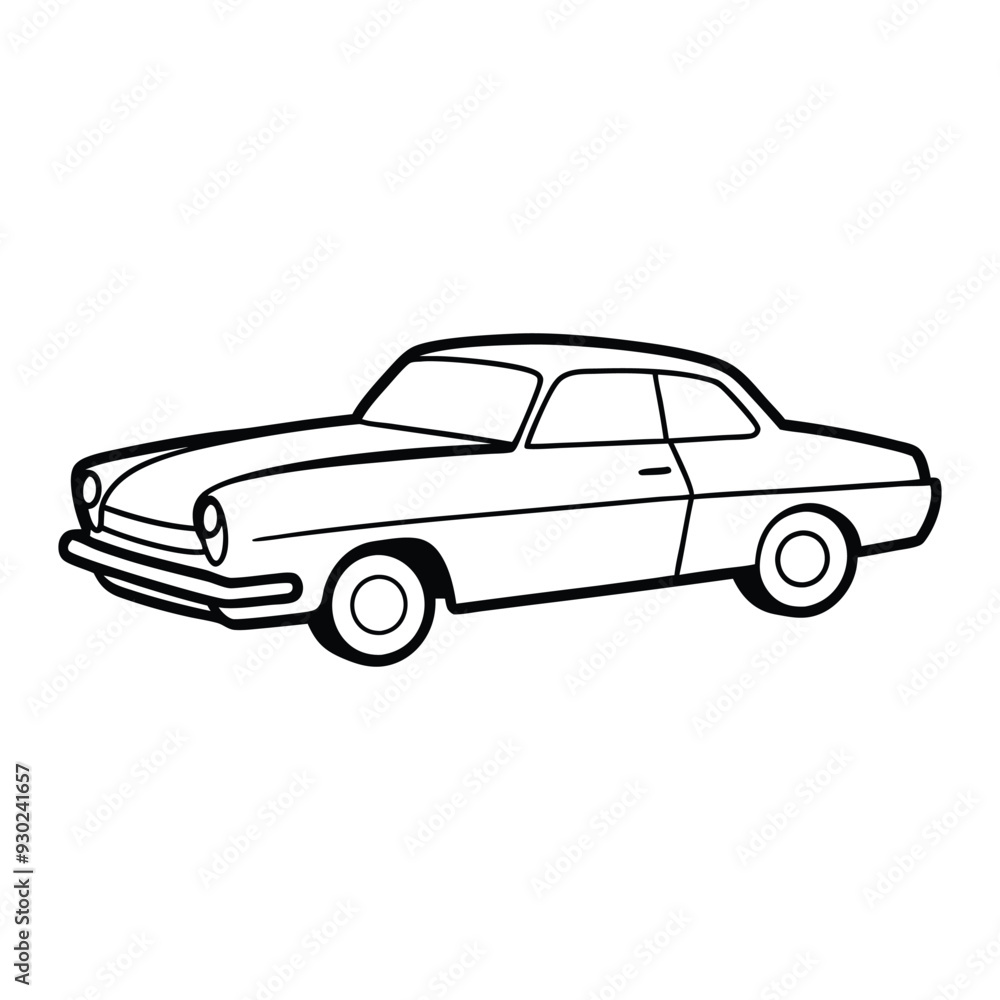 Car Drawing Silhouette Outline Design Vector Illustration Clipart Eps Car Drawing Silhouette Outline Design Vector Illustration Clipart Eps