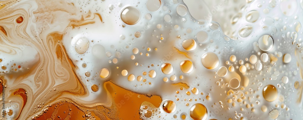 beer with foam close-up. beer with foam close-up.