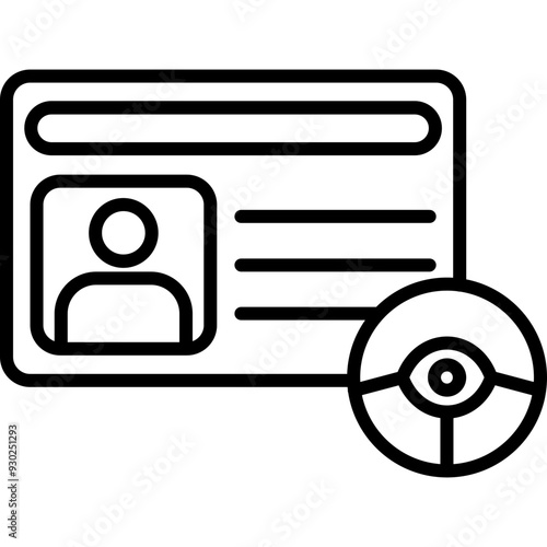 Driving License Icon