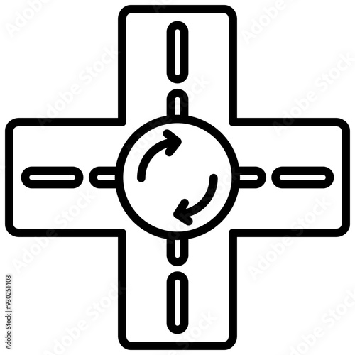 Roundabout Icon