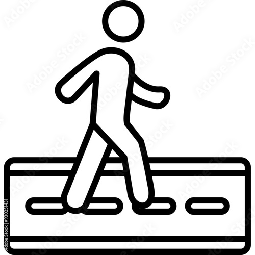 Pedestrian Crossing Icon