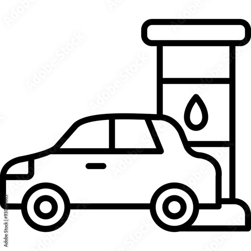 Fueling Car Icon