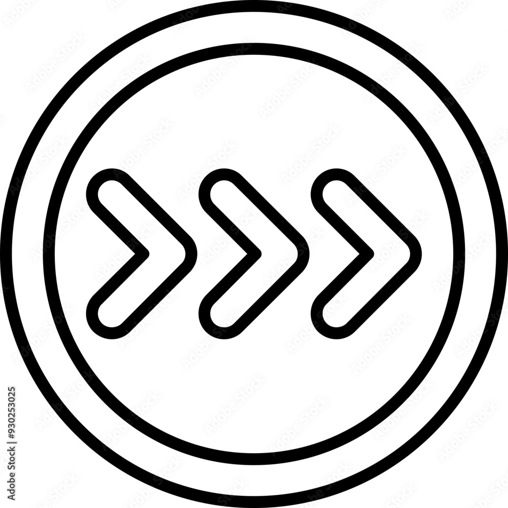 Fast Lane Sign Icon Fast Lane Sign Icon