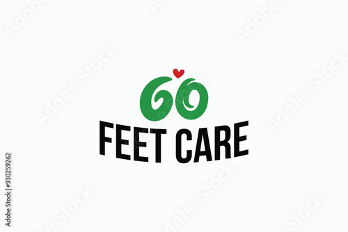 creative feet care iconic logo design vector ideas. natural feet care and treatment mark symbol logo vector design template with elegant, modern and unique styles