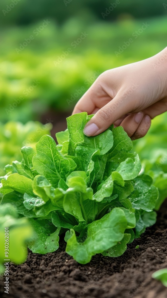 A person harvesting fresh vegetables from a home garden, with vibrant green leaves and earthy soil visible, capturing the essence of sustainable living A person harvesting fresh vegetables from a home garden, with vibrant green leaves and earthy soil visible, capturing the essence of sustainable living