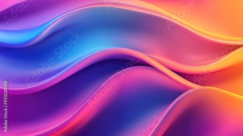 Wallpaper Mural abstract colorful gradient background for design as banner, ads, and presentation concept, ai Torontodigital.ca