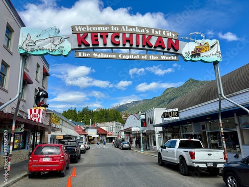 Innenstadt von Ketchikan, Südalaska photo