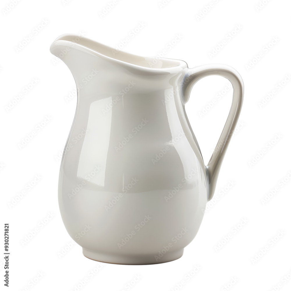A buttermilk pitcher isolated on a transparent background A buttermilk pitcher isolated on a transparent background