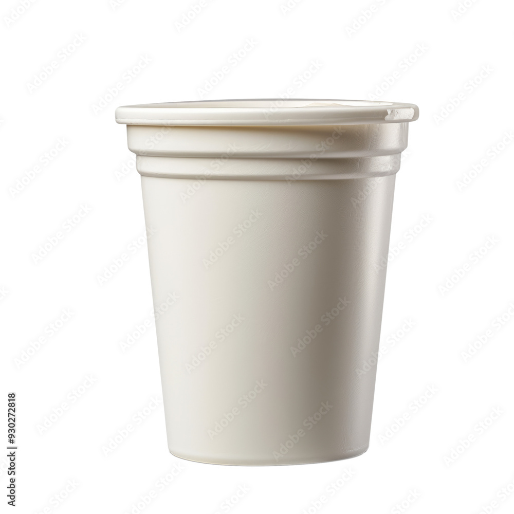 A yogurt container isolated on a transparent background A yogurt container isolated on a transparent background