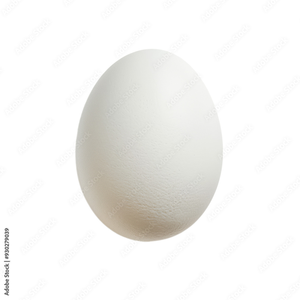 Top view of a single transparent egg with a smooth shell, isolated on a transparent background Top view of a single transparent egg with a smooth shell, isolated on a transparent background