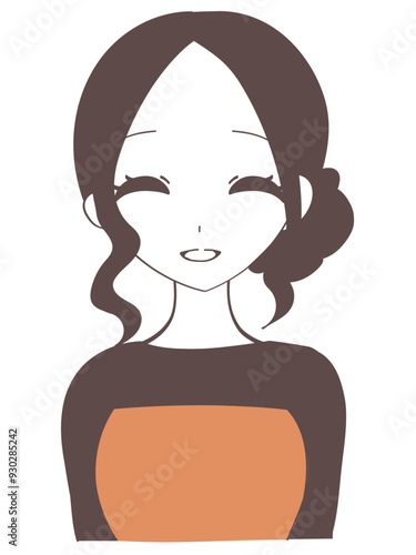 女性満面の笑み２